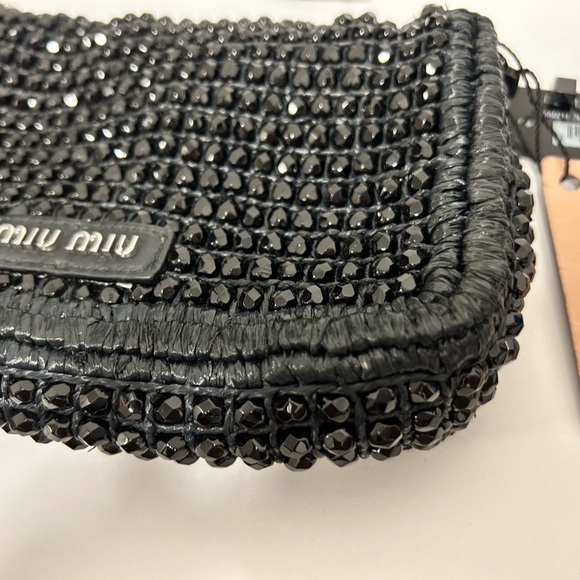 Miu Miu Beaded Flap Shoulder Bag with price tag - Picture 7 of 8